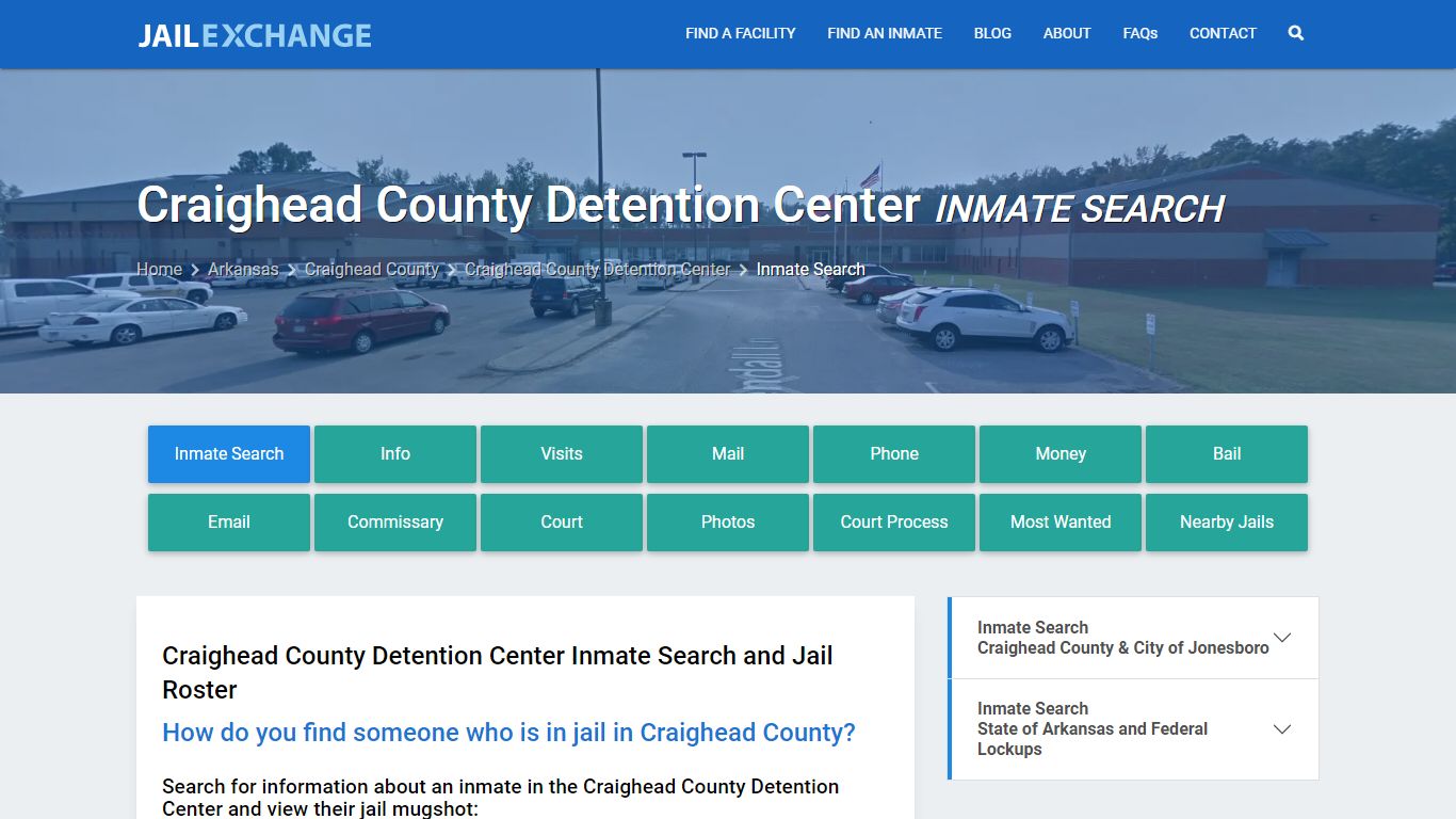 Craighead County Detention Center Inmate Search - Jail Exchange